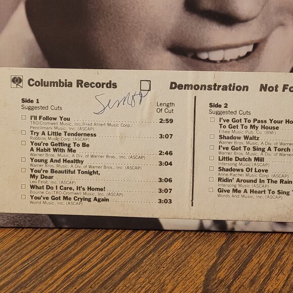 2/$9 Records: "A Bing Crosby Collection" Volume II (1932-1934) 33 1/2 Demo LP - Picture 4 of 8